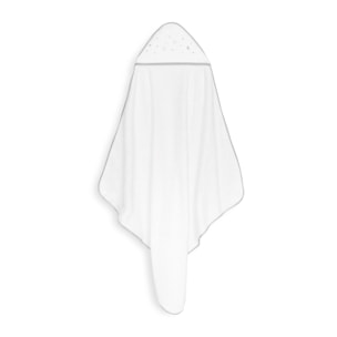 Capa Baño Algodón Estrellas Lunas Bodoques & Babero redondo