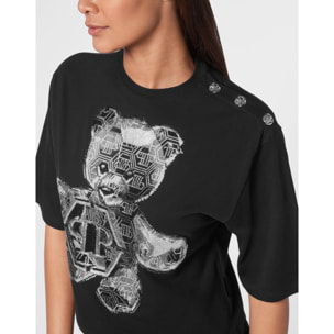 PHILIPP PLEIN T-Shirt Round Neck TEDDY BEAR
