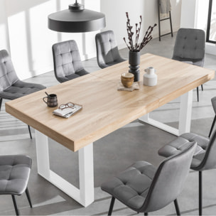 Tables à manger extensibles Brixton - Bois - Blanc