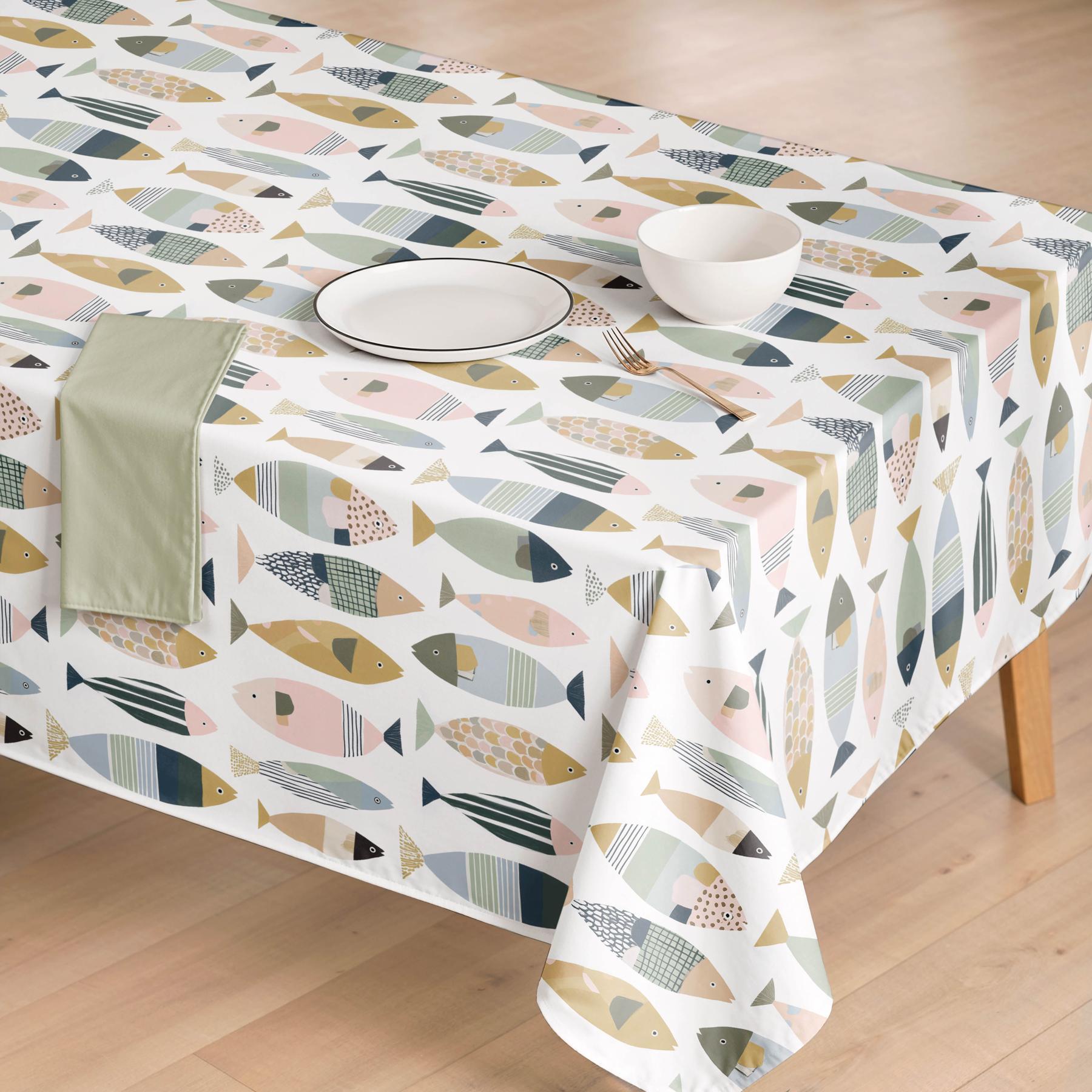 Nappe anti-taches NEMO MULTICOLORE - enduite