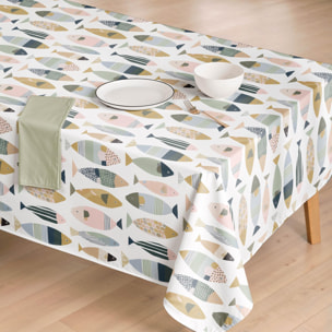 Nappe anti-taches NEMO MULTICOLORE - enduite