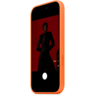 Coque APPLE iPhone 17 Pro MagSafe silicone Orange
