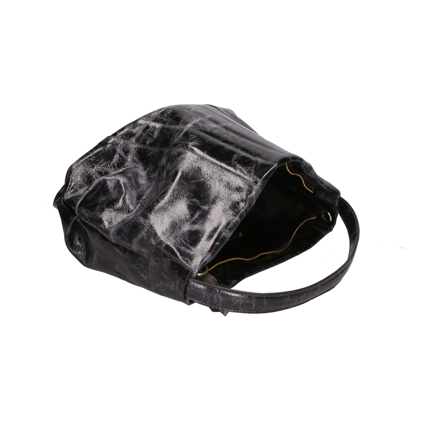 Borsa a spalla da donna - Modello Vanda - Vera pelle - 30.0 x 40.0 x 5.0 cm