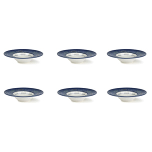 Set 6 piatti fondi Excelsa – Ocean, Ceramica Multicolore