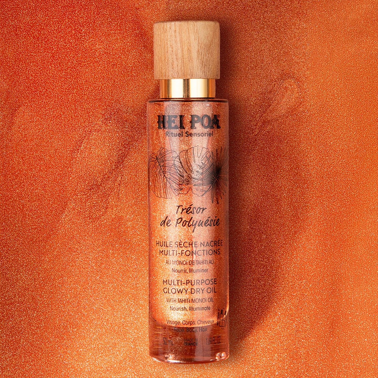 Trésor de Polynésie - Huile Sèche Nacrée Multi-Fonctions 50 ml