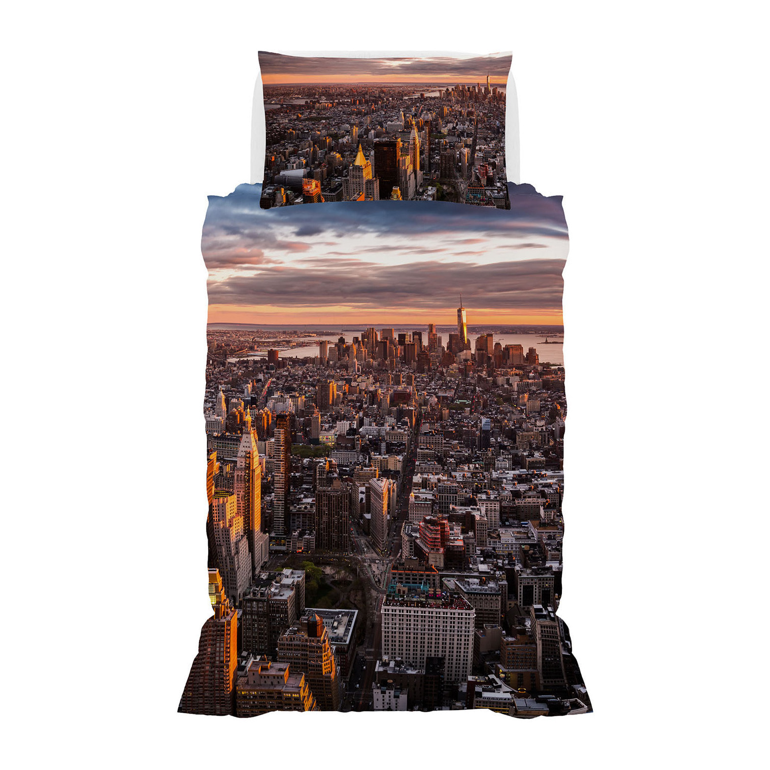 PARURE COPRIPIUMINO GOODNIGHT SINGOLO - STAMPA DIGITALE 100% Microfibra