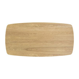 Table basse rectangulaire en bois clair - Sadi