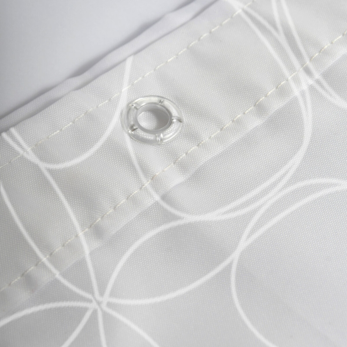Rideau de douche Polyester FILIGRAN Blanc Spirella