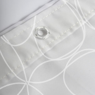 Rideau de douche Polyester FILIGRAN Blanc Spirella
