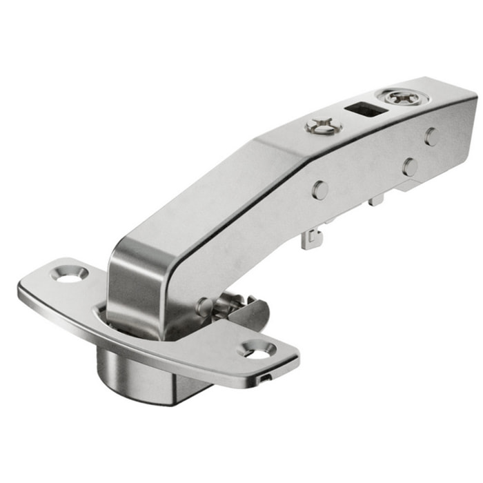 Charnière Sensys avec amortisseur HETTICH à visser - ép.porte 15/28 cais.90° 95°- porte en applique - 9085170