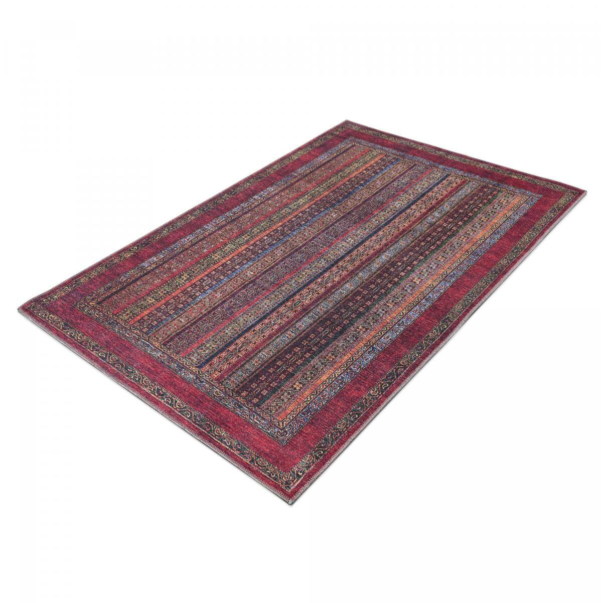 Tapis oriental tissé motif ethnique VEME