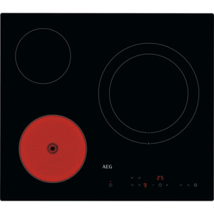 AEG Placa vitrocerámica Serie 3000 Radiant de 60 cm TN63RAF2CB