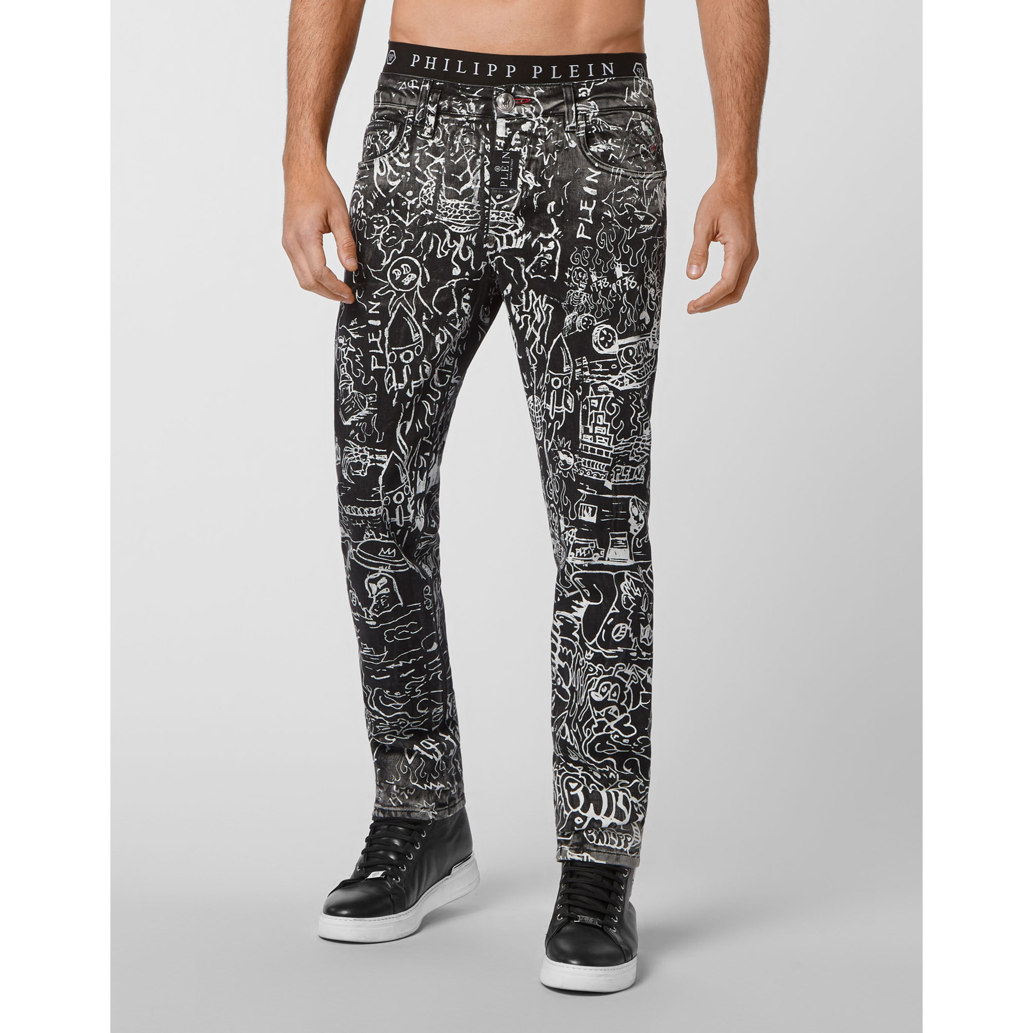PHILIPP PLEIN Vaqueros de corte recto