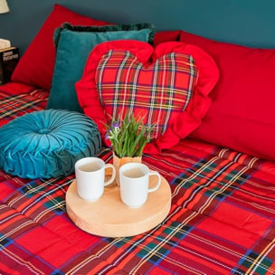 Intrecci - Piumino Invernale, 410 g/m², Anallergico e Antiacaro, Made in Italy, Lavabile in Lavatrice, Ecologico, Matrimoniale