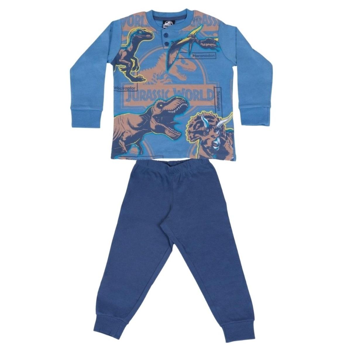 Pigiama Bambino Jurassic World Azzurro Lui Jurassic World Multicolor