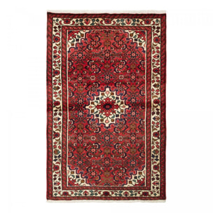 Tapis d'orient, motif oriental noué main en laine, BOKIRE