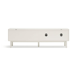 Mueble de televisión Corvo 1 puerta y 2cajones de 140cm gris antracita