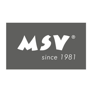 Plumeau en plumes d'autruche Manche Inox - Grand MSV
