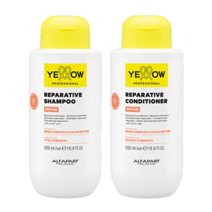 ALFAPARF Yellow Kit Repair Reparative Shampoo 500ml + Conditioner 500ml