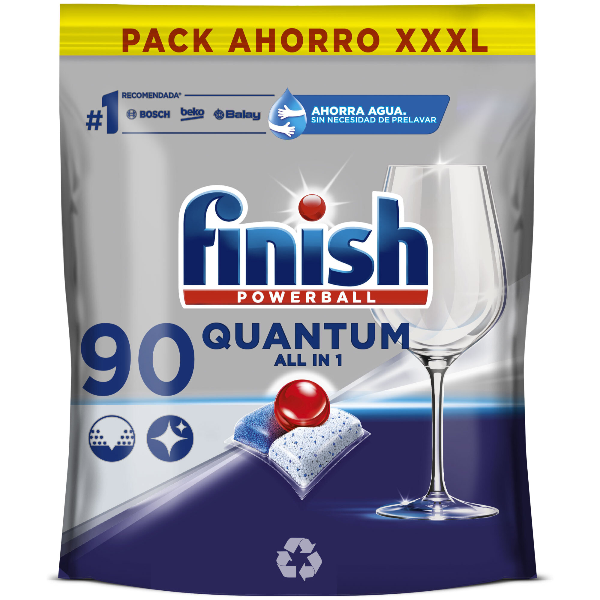 Finish Quantum pastillas para lavavajillas 180 unidades