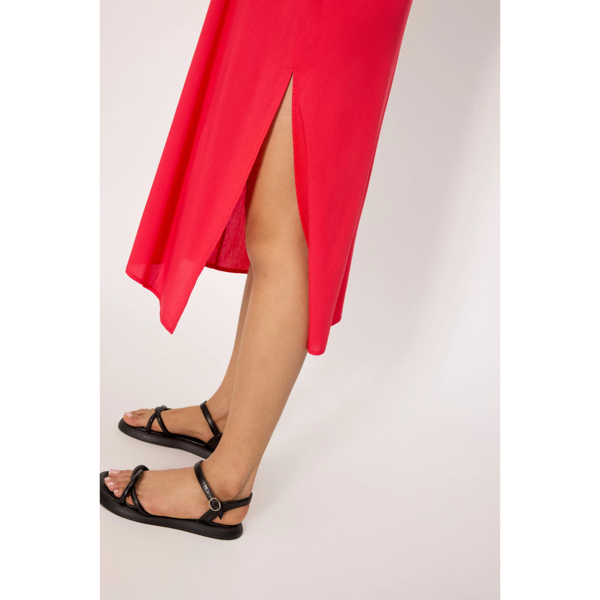 Vestito midi Arancio