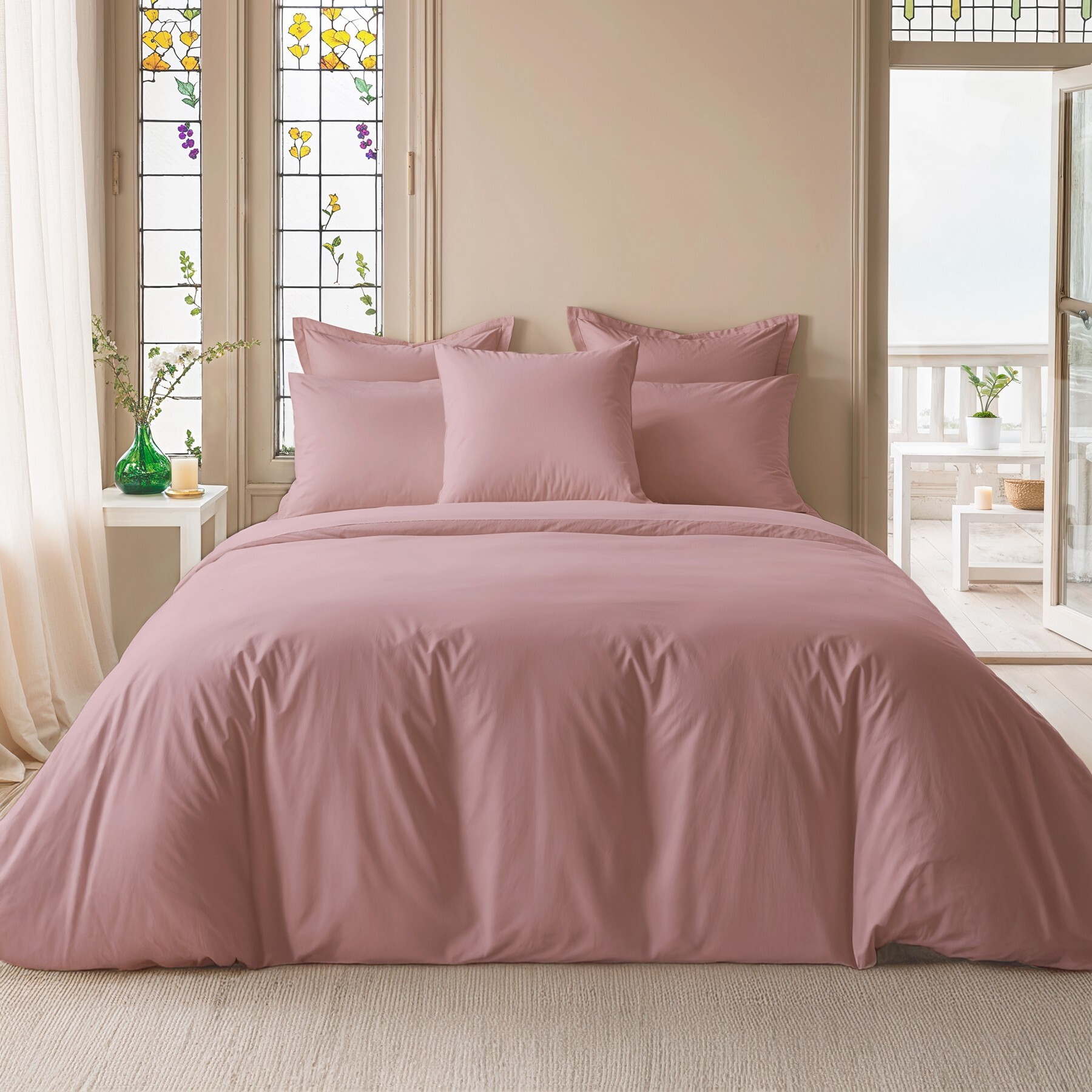 Housse de couette sakura rose