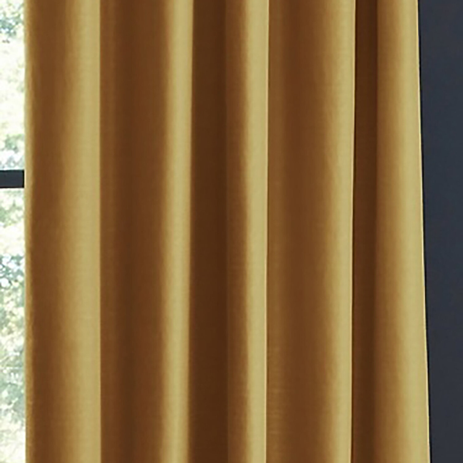 Rideau uni occultant 100%polyester