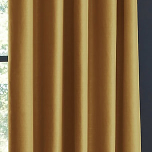 Rideau uni occultant 100%polyester