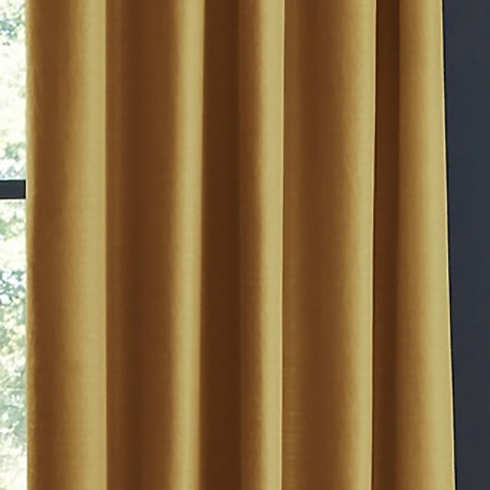 Rideau uni occultant 100%polyester