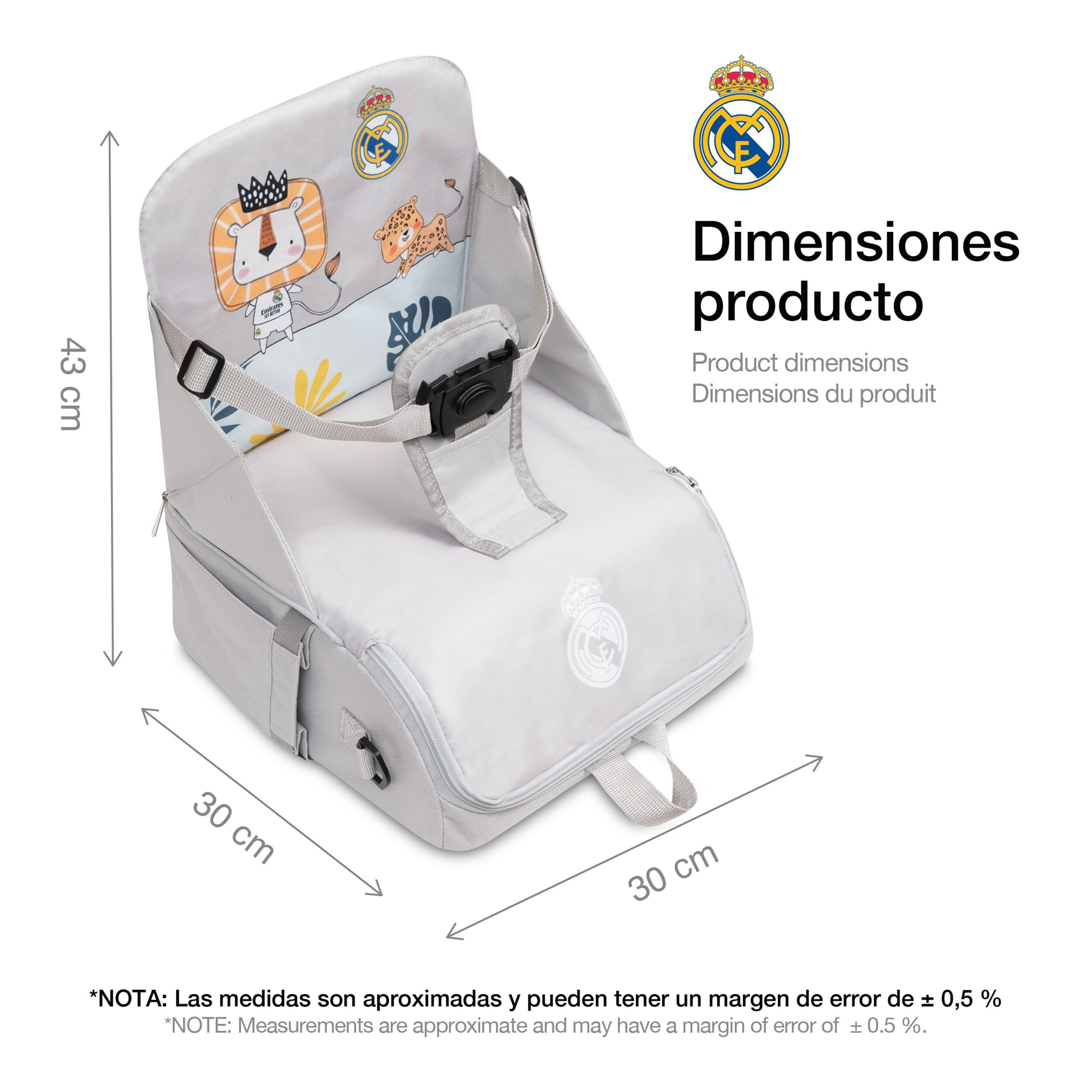Elevador Real Madrid Gris