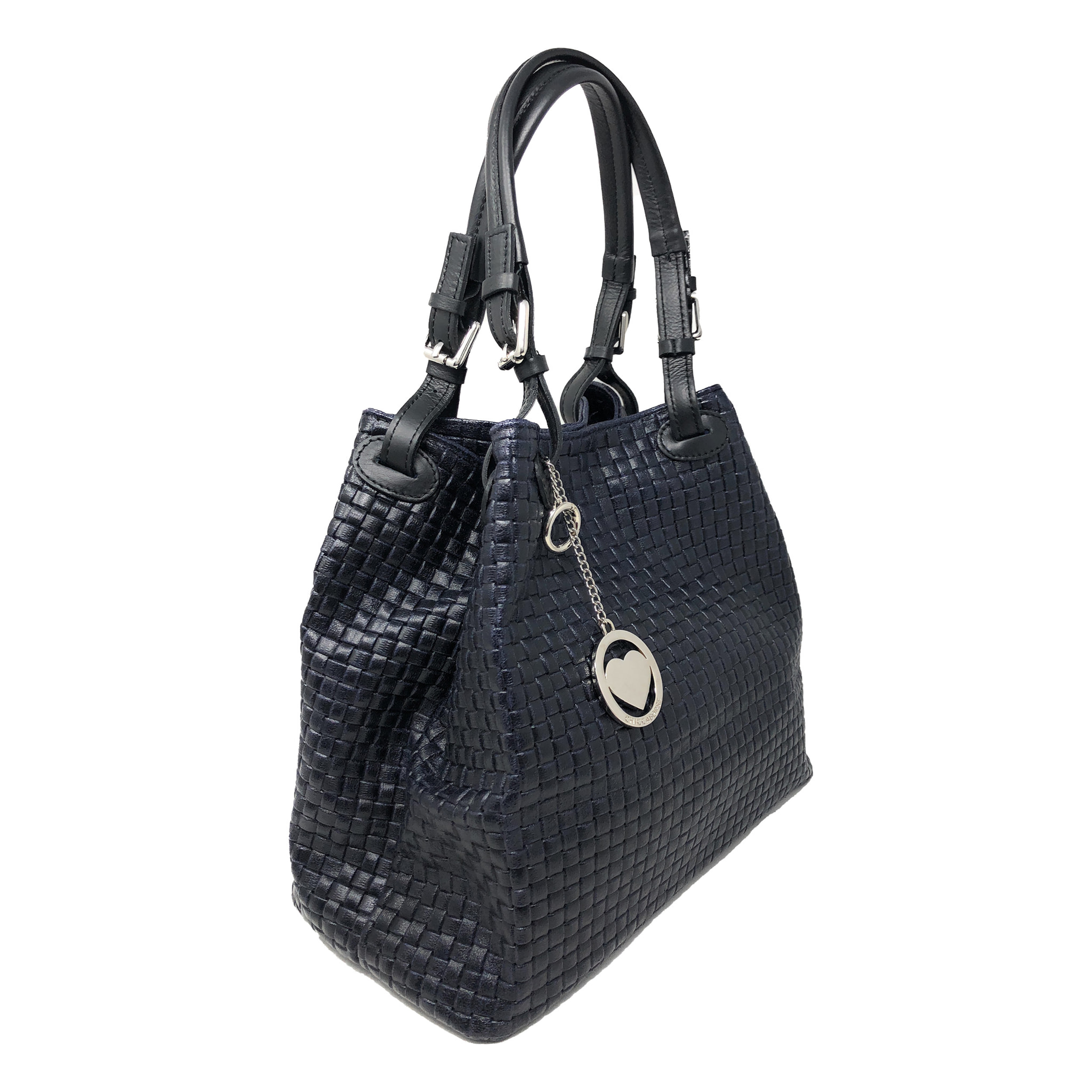 Chicca Borse Borsa a Mano Blu