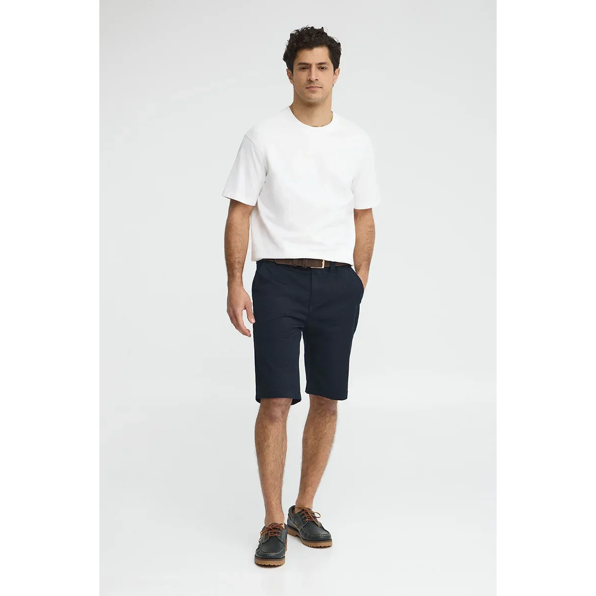 Camiseta blanca de corte relajado con logo engomado Polo Club