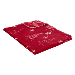 Plaid + peluche père noël