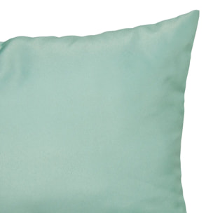 Housse de coussin d extérieur "Lilio" vert céladon 30x50cm