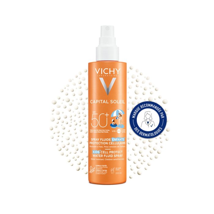 Capital Soleil SPF50+ - Spray Fluide Invisible Enfants 200 ml