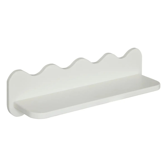 Etagère murale Salina blanc 53x15cm