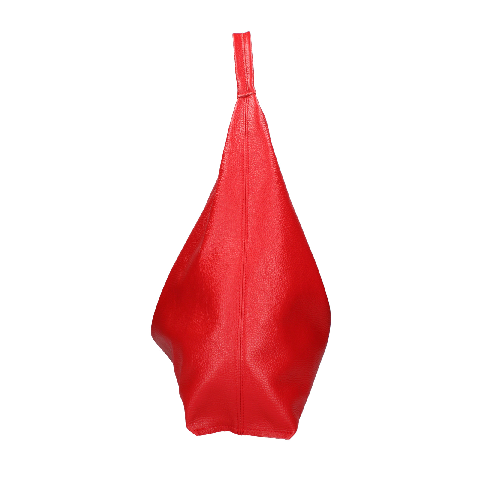 Borsa a sacca da donna In Vera pelle Made in Italy 46x30x12 cm