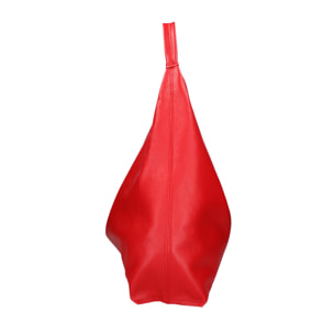 Borsa a sacca da donna In Vera pelle Made in Italy 46x30x12 cm