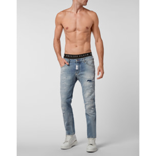 PHILIPP PLEIN Vaqueros de corte recto