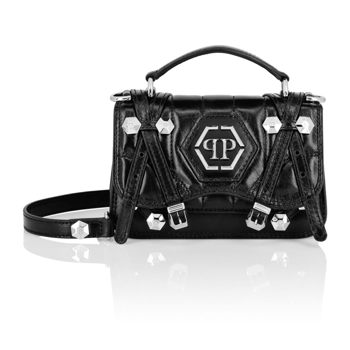 PHILIPP PLEIN Borsa con maniglie HEXAGON