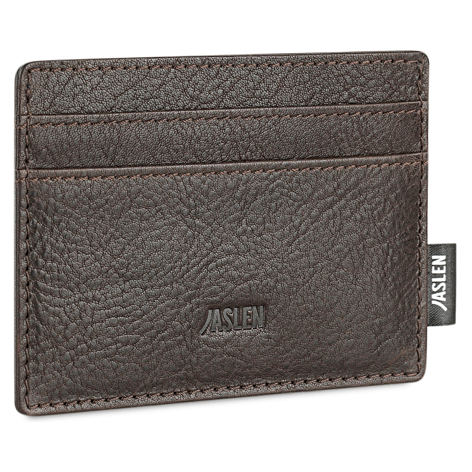 Tarjetero Piel Hombre Jaslen Hannover Marron