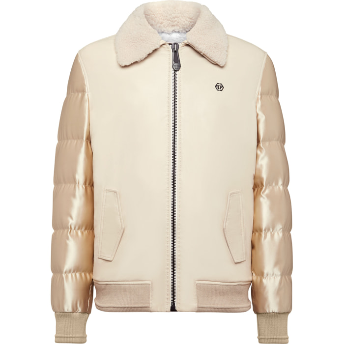 PHILIPP PLEIN Leather Bomber