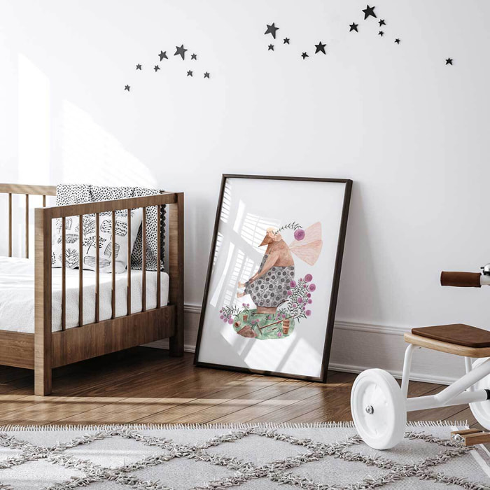 Affiche enfant la fée ourse  Affiche seule