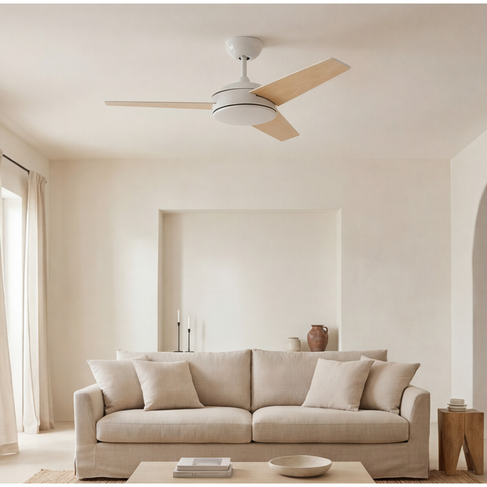 Forlight Ventilador IP20 Windy Blanco Blanco