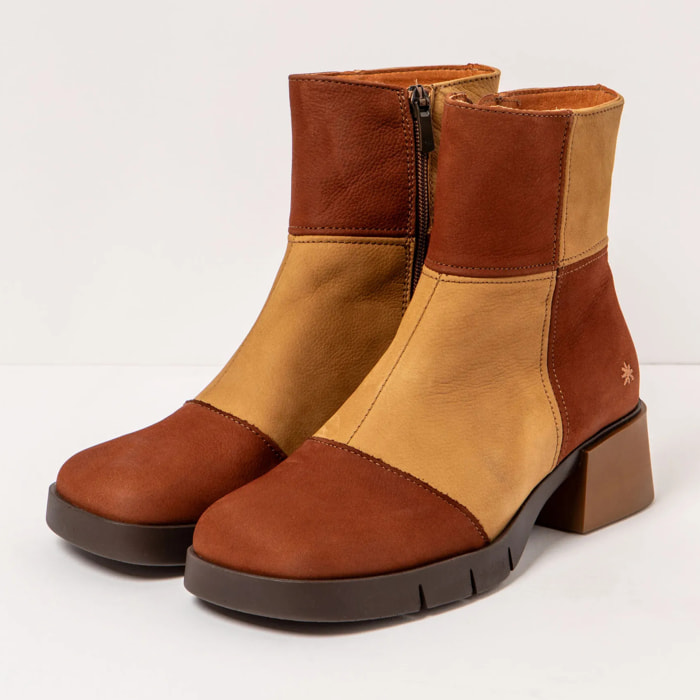 Botines 1285 MULTI CUERO-KARAMEL / VARSOVIA color Cuero-karamel