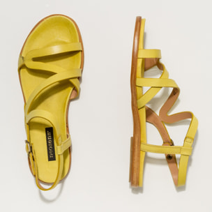 Sandalias S948 RESTORED SKIN YELLOW / AURORA color Yellow