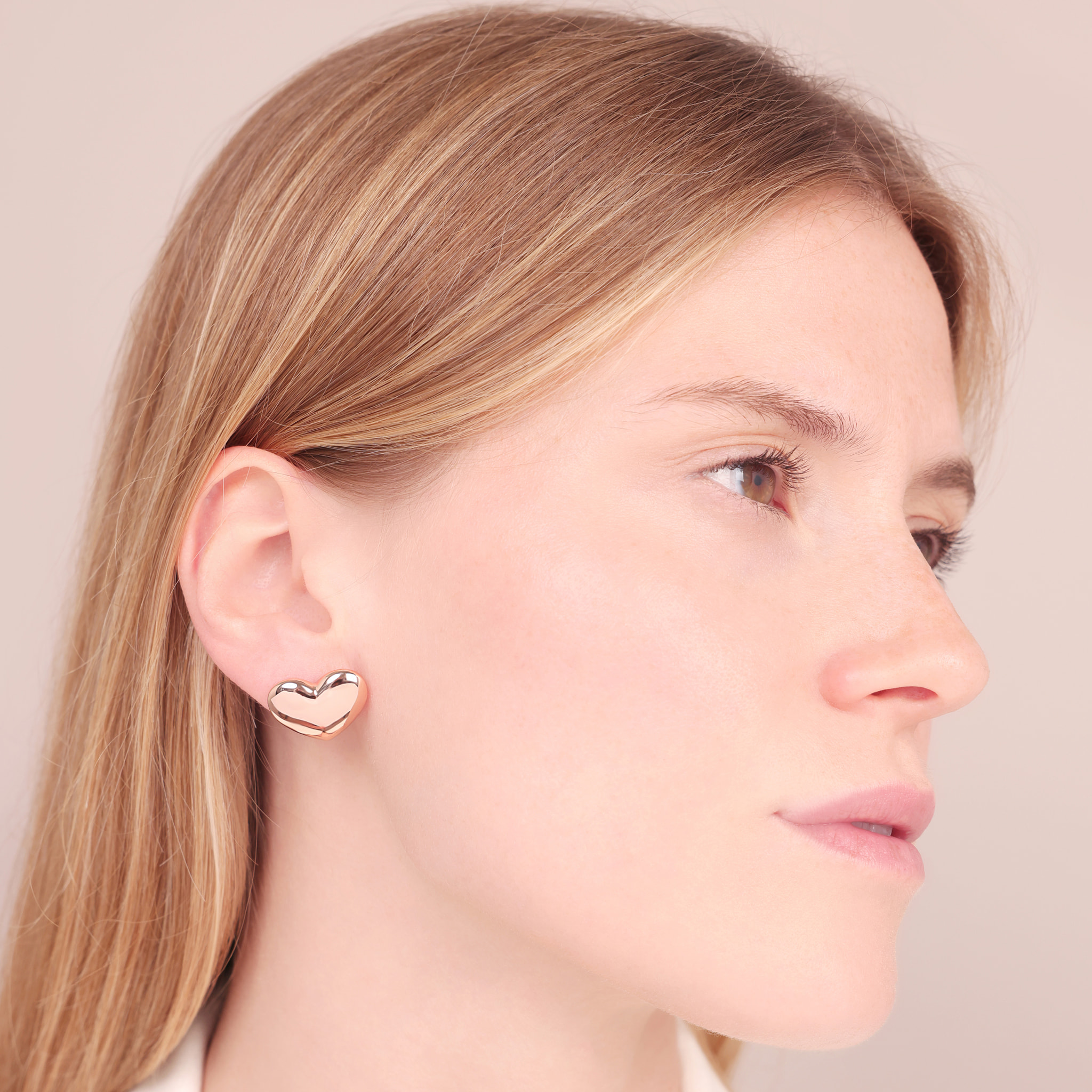 Orecchini Cuore Lucidi