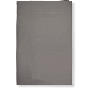 COMPLETO LENZUOLA UNA PIAZZA E MEZZA COL.GRIGIO SCURO 60 FILI TINTA UNITA H.30