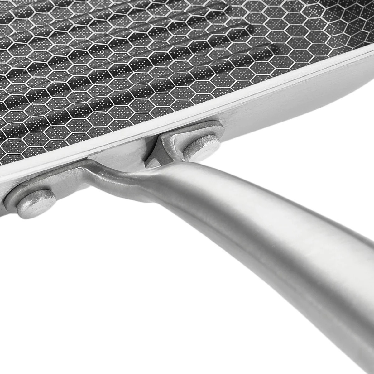 Grill 28 cm en inox avec fond triplex