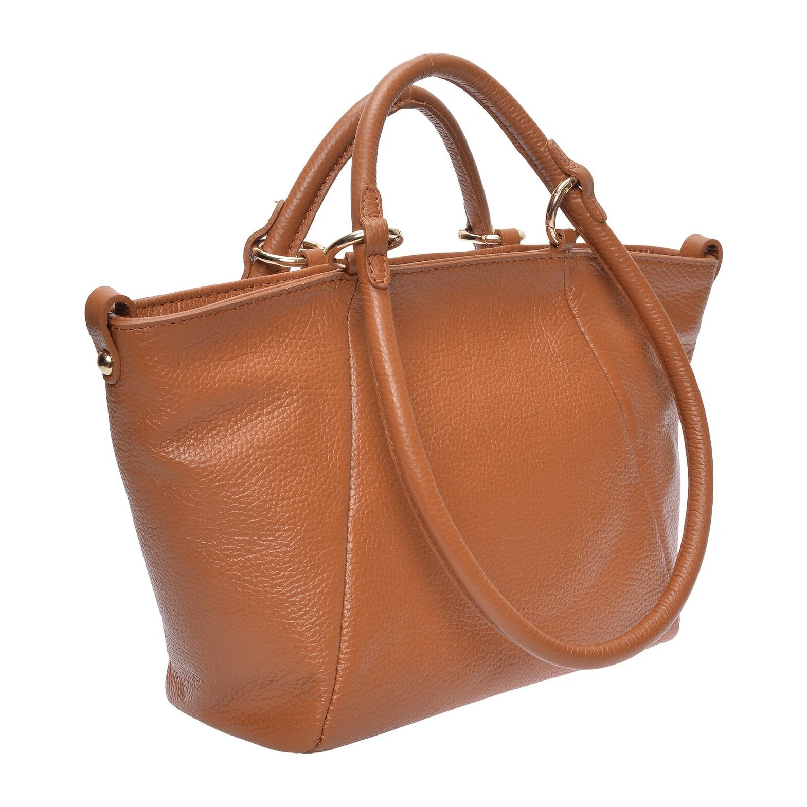 Borsa a mano Anna Luchini Cammello